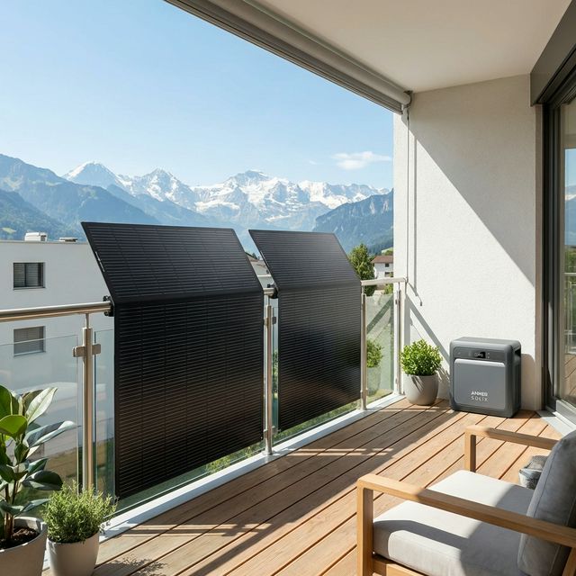 Balkonkraftwerk mit Speicher in der Schweiz: Lohnt sich das? (2026)